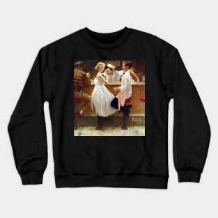 After The Prom 1957 - Norman Rockwell Crewneck Sweatshirt